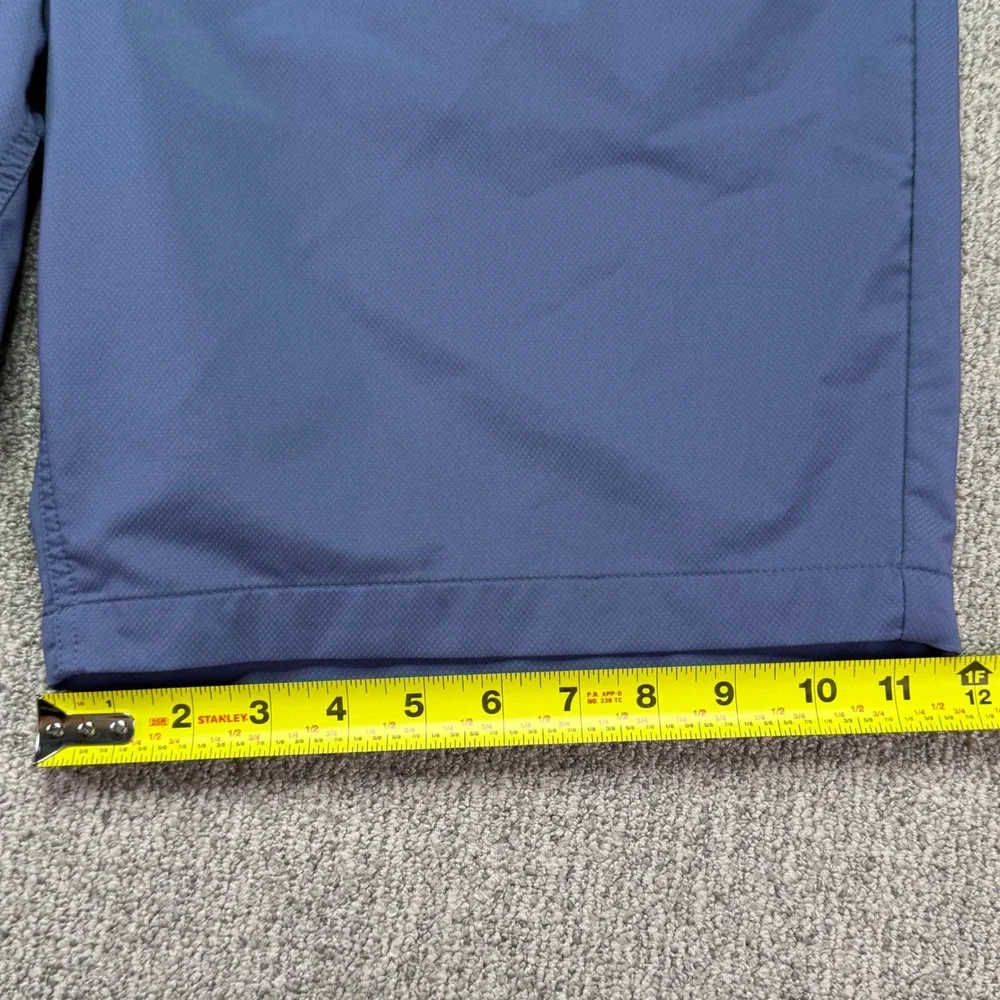 Johnnie-O Mens Blue Performance Stretch Golf Flat Front Shorts Size 38 NWOT